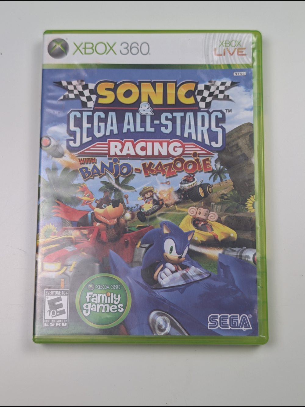 Sonic & SEGA All-Stars Racing Banjo Kazooie Xbox 360 Game